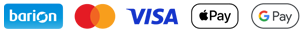Barion, Visa, Mastercard, ApplyPay, GPay