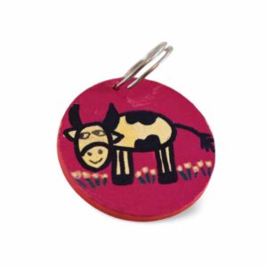 Rózsaszín bocis kulcstartó