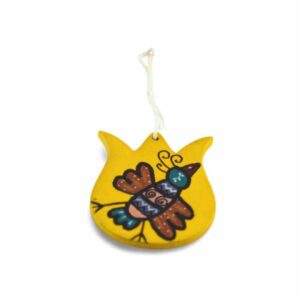 Sárga madárkás húsvéti dísz