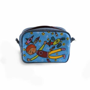 Kék űrhajós oldaltáska
