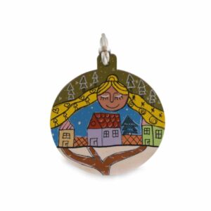 Zöld fenyős karácsonyfadísz