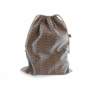 Szürke Szuno feliratos kenyeres zsák