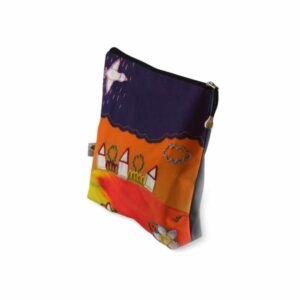 Lila-narancs madaras neszesszer