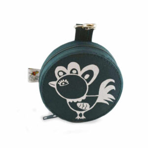 Zöld csibés pénztárca