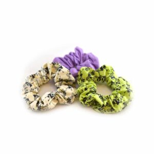 3 színes hajgumi/scrunchie egy csomagban 3 színes hajgumi/scrunchie egy csomagban